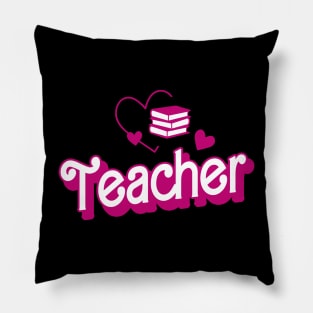 Retro Teacher Gifts Womens Funny Teacher Pillow