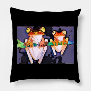 frog art Pillow