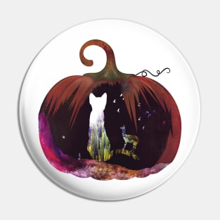 Pumpkin Cat Pin