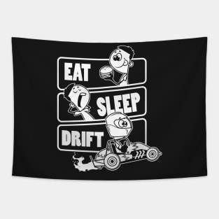 Eat Sleep Drift - Drag Car Gift design Tapestry