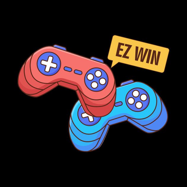 Ez Win Game Controllers Perfect Gamer Gift by Mish-Mash