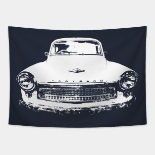 Wartburg 311 1960s classic car monoblock white Tapestry