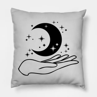 Holding The Night Sky Pillow