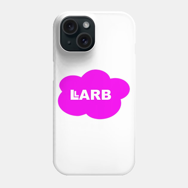 Hot Pink LARB Studios Cloud | LARB Studios & Abelia Rose Phone Case by AbeliaRose