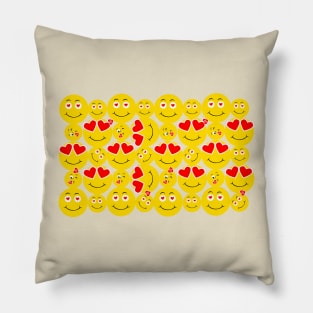 I love emojis Pillow