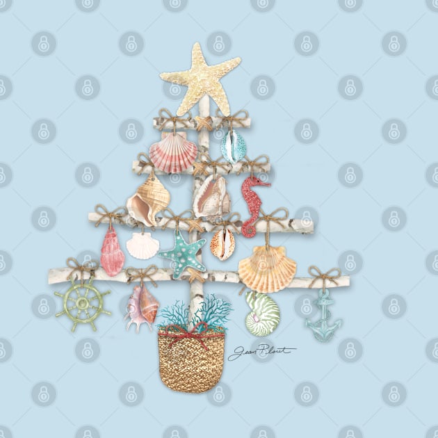 Coastal Christmas A2 by Jean Plout Designs