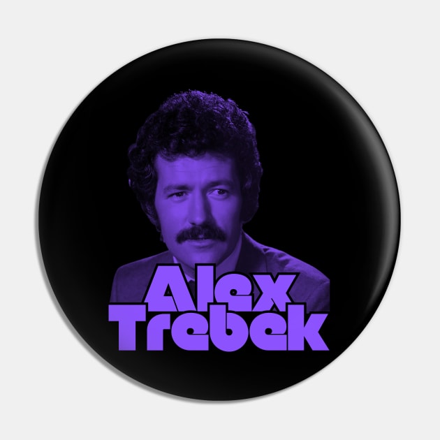 Alex trebek\\\original retro Pin by MisterPumpkin