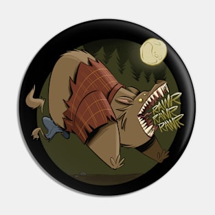 Barking Werewolf Pin