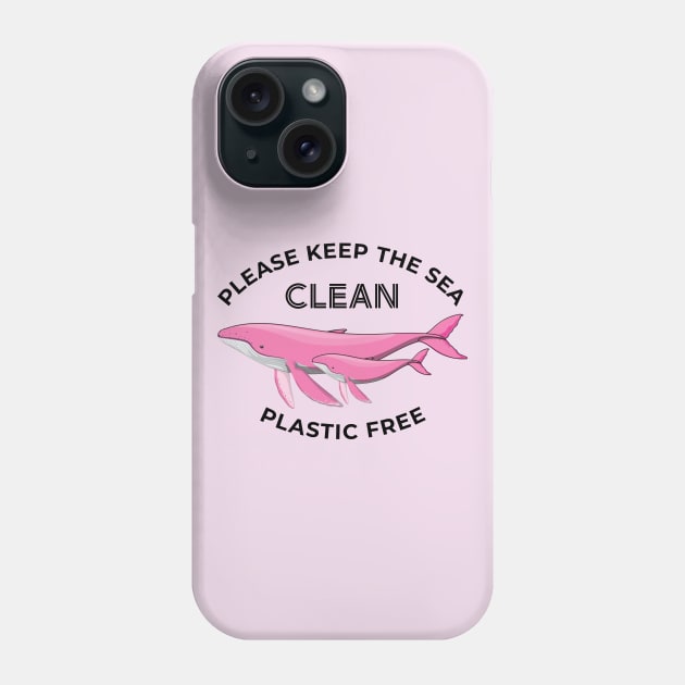 Save The Whales Phone Case by Crisp Decisions