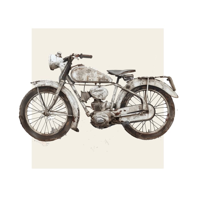 Vintage Motorcycle by Wayward Purpose