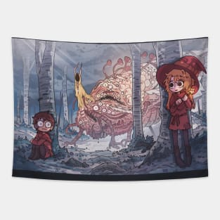 Magic snow Tapestry