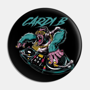 CARDI B RAPPER Pin