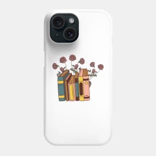 Florals books Phone Case