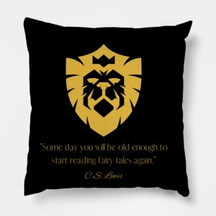 C.S. Lewis Fairy Tales Pillow