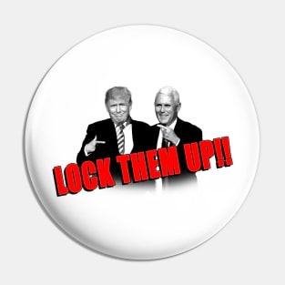 Lock Them Up Sticker Pin