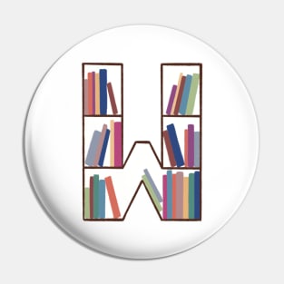 W Bookcase Pin