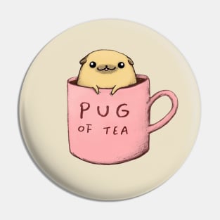 Pug of tea Pin