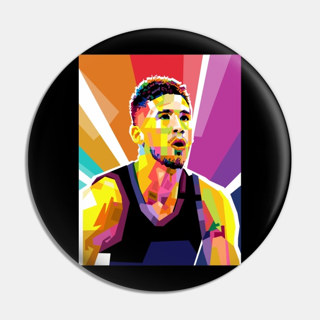 DEVIN BOOKER POP ART Pin by Vector Baturaja