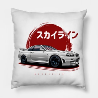 Skyline GTR R34 Pillow