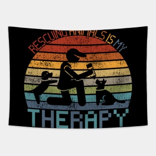 Animal Rescue, Rescuing Animals, Animal Control Worker Tapestry