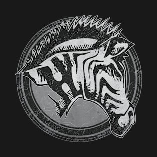 Wild Zebra Grunge Animal T-Shirt