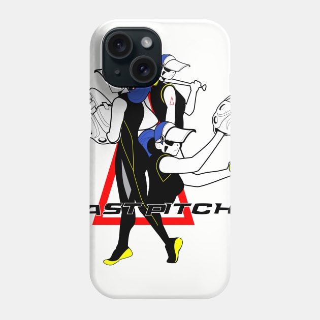 ‘Fastpitch group Phone Case by Spikeani