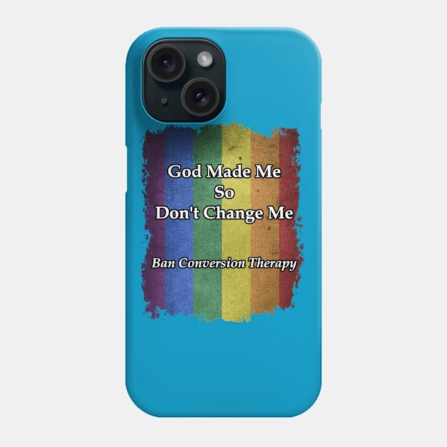 Ban Conversion Therapy LGBTQ Supporter Phone Case by Mindseye222