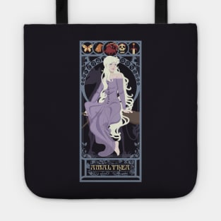 The Last Unicorn - art nouveau - Amalthea Tote