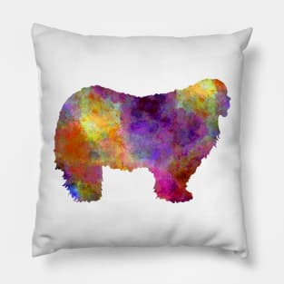 Komondor in watercolor Pillow