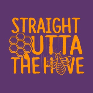 Straight Outta The Hive -   Funny Beekeeper Gift, Honeybee Shirt, Save The Bees, Funny Beekeeper, Bees and Honey T-Shirt