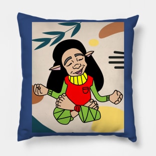 Funny Dwarf Garden Gnome Pillow