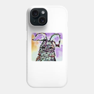 Fluffy Pastel English Angora Bunny Rabbit Phone Case