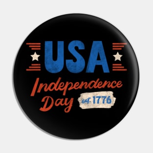 USA Independece Day est. 1776 Pin