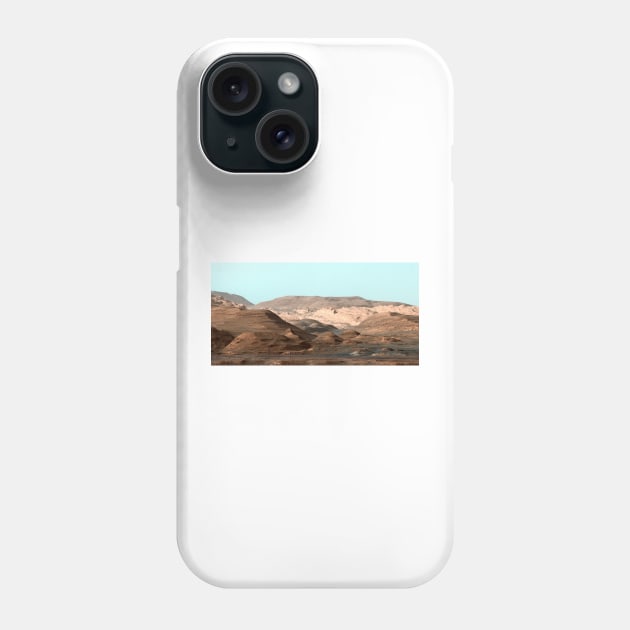 Mount Sharp, Mars, Curiosity image (C029/2997) Phone Case by SciencePhoto