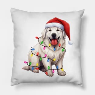 Christmas Great Pyrenees Pillow