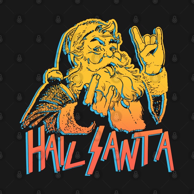 Hail Santa Retro by kampdiln