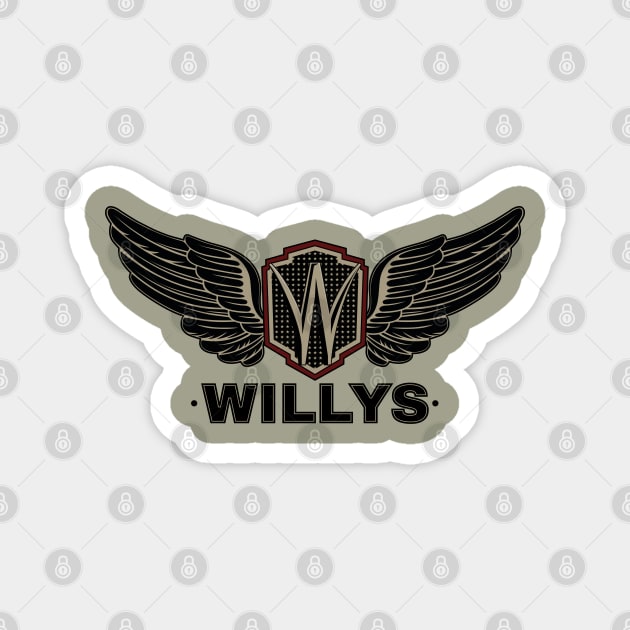 Willys Wings Royale Magnet by SunGraphicsLab