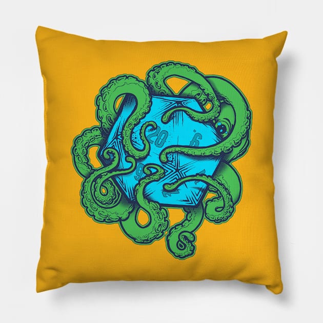 Monster of the Deep [alt] Pillow by DCLawrenceUK