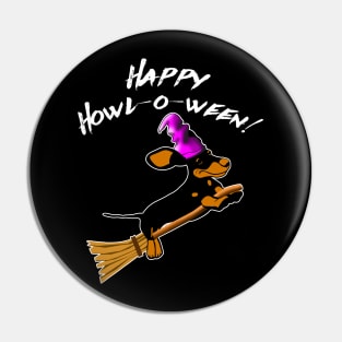 Happy Howloween Halloween Dog Lover Pin