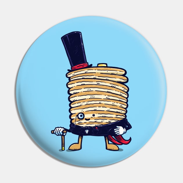 Fancy Captain Pancake Pin by nickv47