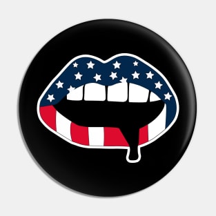 USA Lips Pin