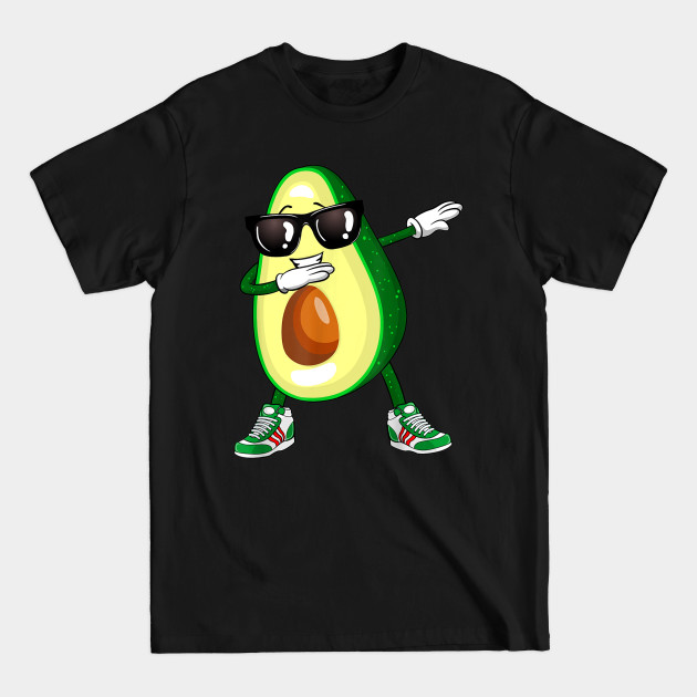 Disover Dabbing Avocado Shirt Funny Vegan Food Lover Tee Kids Women - Dabbing Avocado - T-Shirt