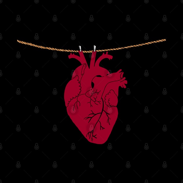 Clothes line heart by Carries Design 