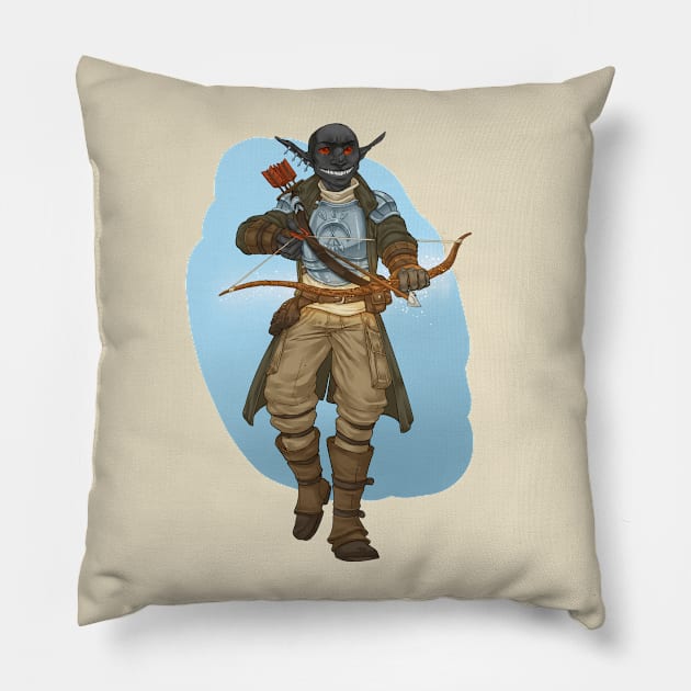 Grizzop Pillow by Rusty Quill