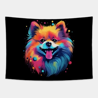 Pomeranian Happiness Tapestry