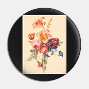 Still Life with Flowers Pin