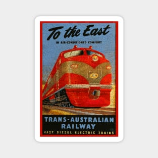 Trans Australia Railroad Magnet