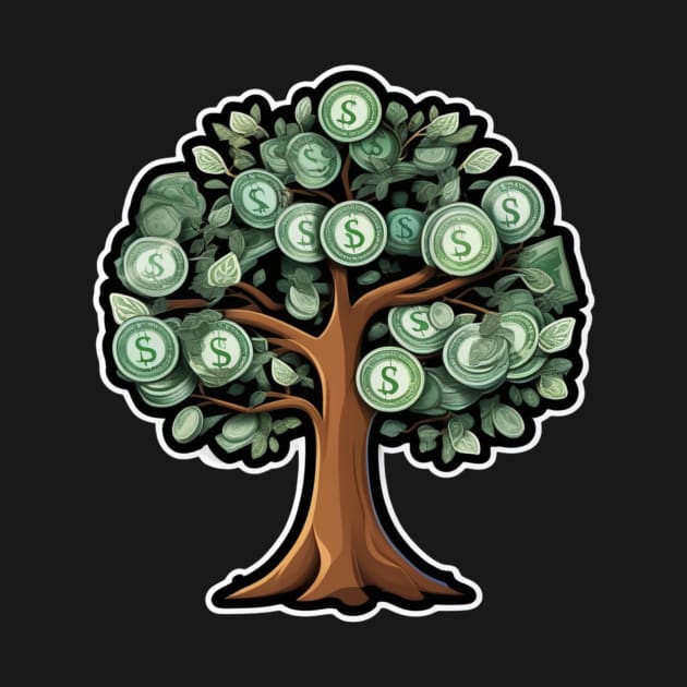 Money grow on tree leaves by AhmedPrints