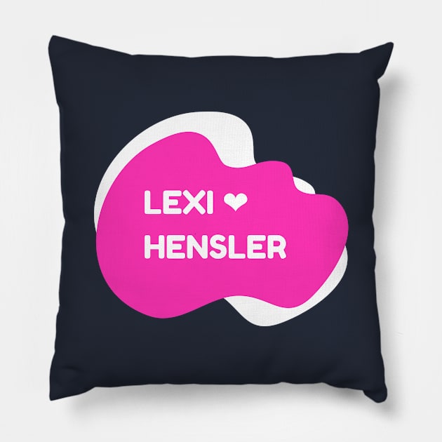 Lexi Hensler Pillow by Qualityshirt