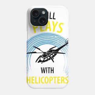 Helicopter Pilot Phone Case